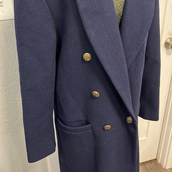 BRAETAN VINTAGE WOOL PEACOAT 6 - Picture 4 of 16